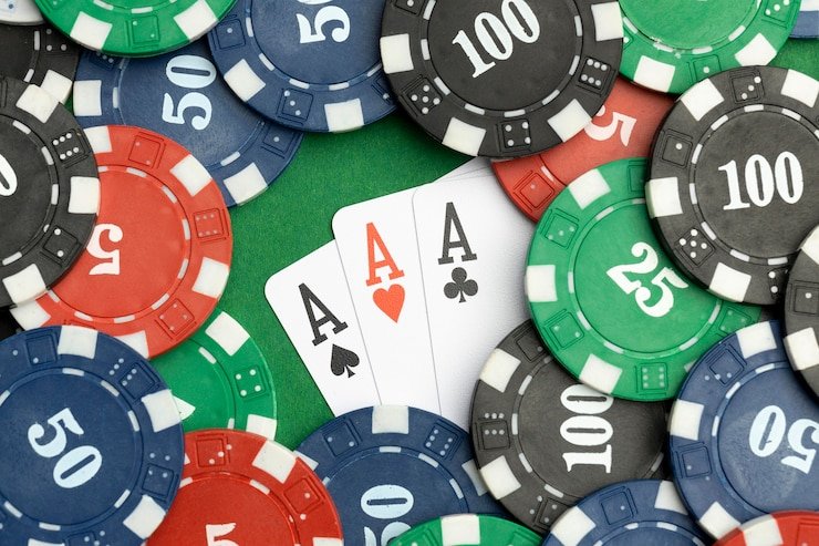 Ilustrasi pengguna bermain taruhan olahraga dan live casino melalui aplikasi mobile dengan aman